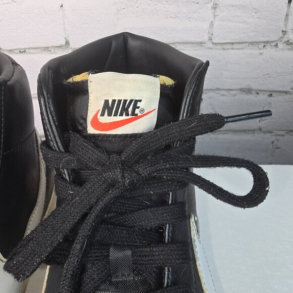 NIKE BLAZER MID 77 SUEDE AND LEATHER BLACK SNEAKERS SIZE 12 MENS - Picture 7 of 9